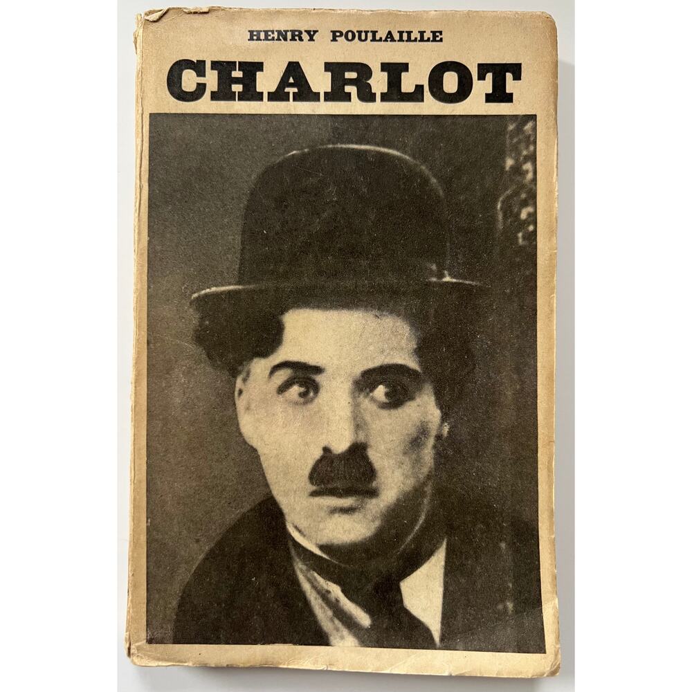 RARE 1920s French Charlie Chaplin Book Biography Henry Poulaille Charles Chaplin